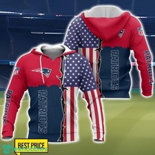 New England Football Team Patriotss 3D Hoodie, Unisex Adults S-5XL