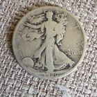 1920-D Liberty Walking Half Dollar Silver Coin Circulated Denver Mint