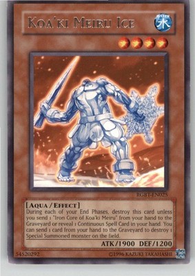 Koa'ki Meiru Ice Rare Raging Battle RGBT-EN025 LP Holo