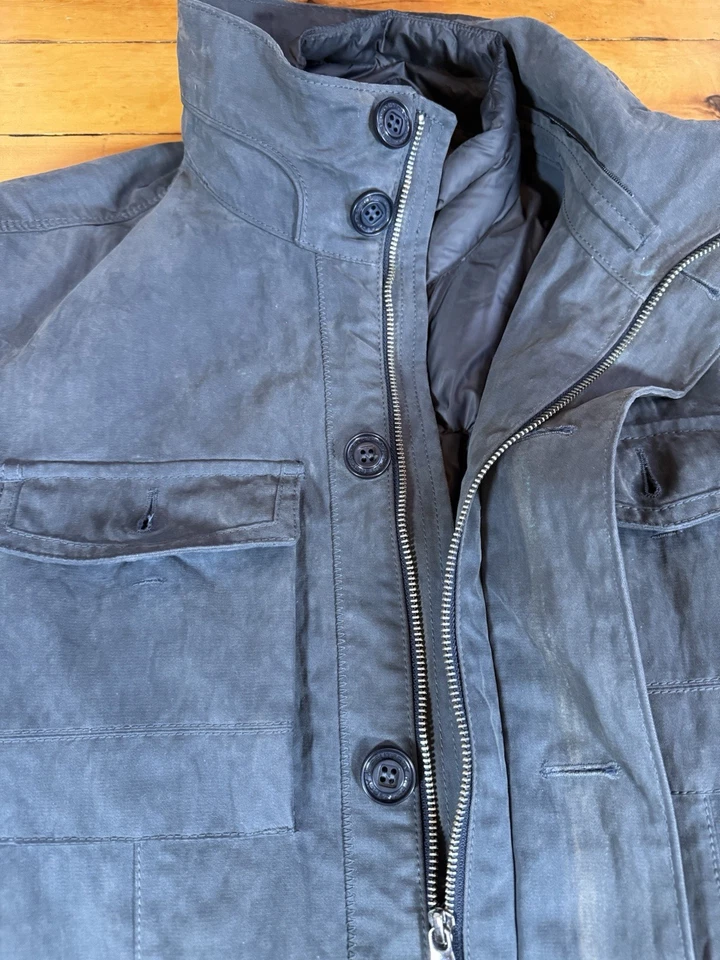 Chaqueta STRITCH OXF para hombre PEUTEREY talla 54 plumón de ganso 2 en 1 chaqueta acolchada Foto 4 de 4