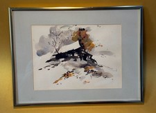 Original Watercolor Landscapes Framed