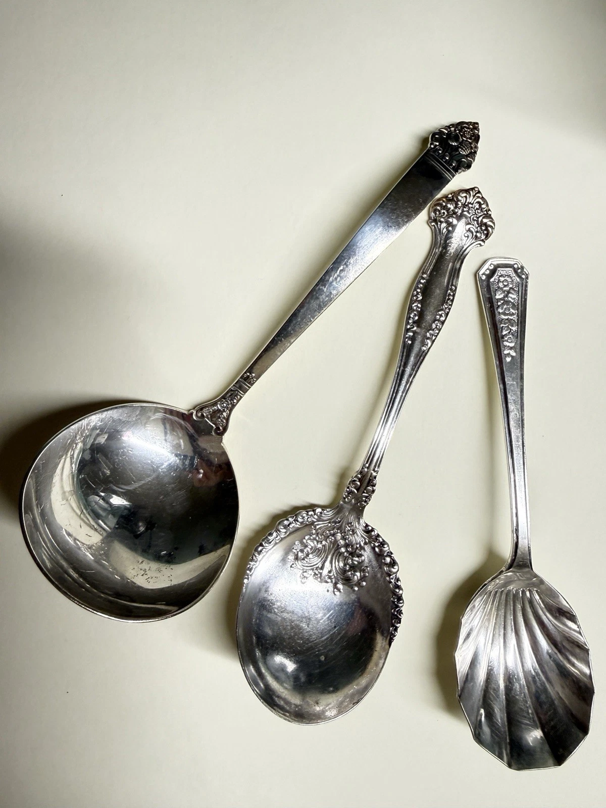 Silver Plated Serving Spoons EPNS Vintage Cutlery Flatware Fine Dining