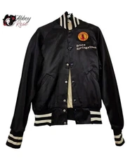 1978 Bruce Springsteen Satin Tour Jacket Darkness On The Edge Of Town Size Med