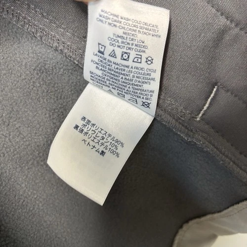 Lands' End Men's Softshell Full Zip Hooded Jacket w/ Pockets Gray XL 46-48 image 7