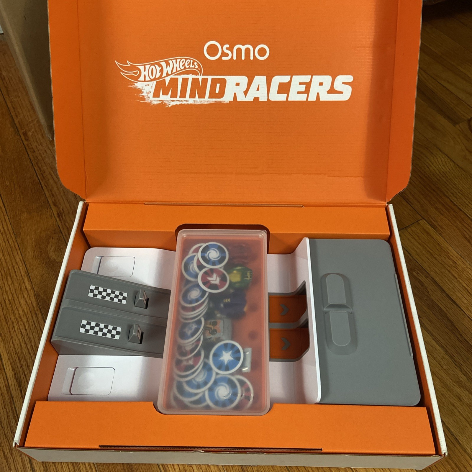Missing Racers Cars Osmo Hot Wheels Mind Racers- missing 1 car, includes 28 tokens