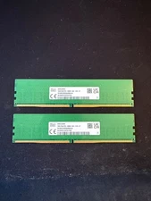 SK Hynix 32GB (2x16GB) 1Rx8 PC5 4800B DDR5 UDIMM PC Memory HMCG78MEBUA084N