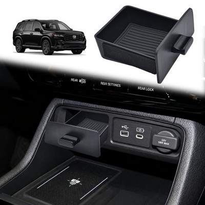 For Honda Pilot 2023-25 Center Console Organizer Secret Compartment Storage Box