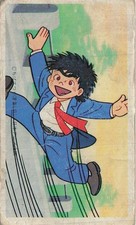 Tetsuya Chiba Boy in Suit Spy Robot Rocket 33334 Menko Card Japanese Vintage
