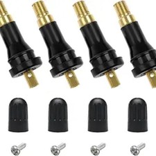 4 PCS Tire Valve Stem, Snap-in Tubeless Tire Pressure Sensor Valve Stem Replacem