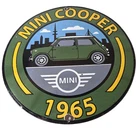 Vintage Mini Cooper S Sign - Porcelain Service Automobilia Car Sales Gas Sign