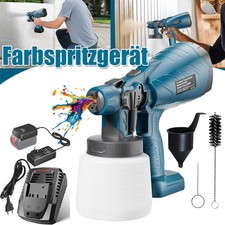 Für Bosch 18V Akku Farbsprühsystem Farbspritzpistole Sprühpistole / Ladegerät
