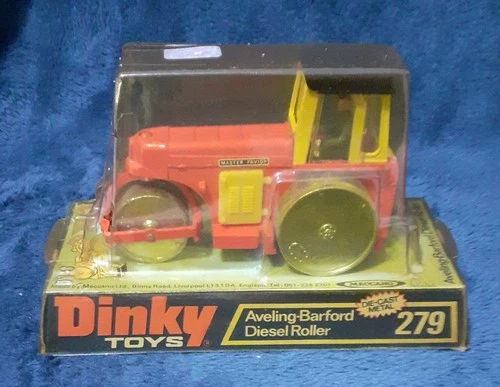 Vintage Boxed Dinky Toys Aveling Barford Diesel Roller No. 279
