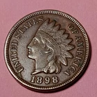 ■ 1898 INDIAN PENNY ONE CENT ☐