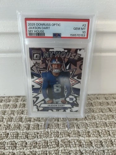 2025 Donruss Optic Jaxson Dart Base (PSA 10)