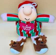 Vintage 1991 Ziggy I Love You Plush Stuffed American Greetings Holiday Hallmark