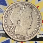 1914 Barber Half Dollar