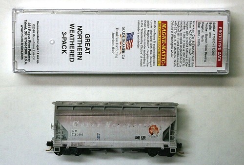 Microtrenes MTL 09253170 Great Northern GN 173996 2 bahías FW desgastados de fábrica   | Zustand: New