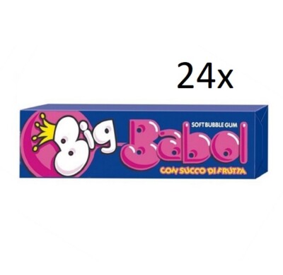 Perfetti Big Babol Frutta mit fruchtsaft juicy weicher Kaugummi stick 24pz