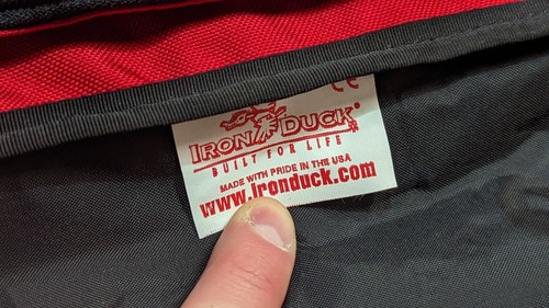 Iron Duck OR Pack Medical Bag First Aid Military USGI Red Zip Fold Patient Empty - Picture 4 of 9