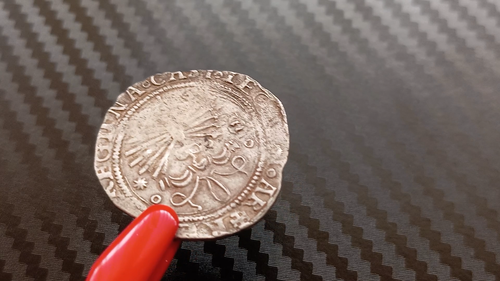 1 Real Catholic Monarchs Spain Silver coin Isabella Ferdinand Seville RRCC 1500s - Video 1 of 1