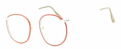 B.O.I.C. (SAVILE ROW) Red/White 50mm FRAMES RX Optical Eyeglasses Glasses - NOS