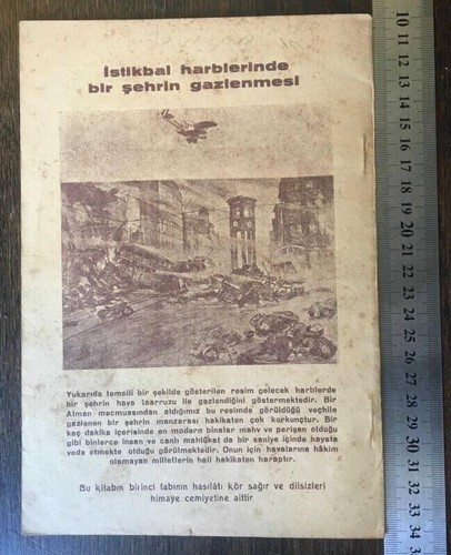 LESSONS ON PROTECTION FROM TOXIC GASES 1935 TURKISH TURKEY WW2 WORLD WAR II GAS - Picture 2 of 2
