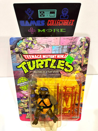 TMNT NInja Turtles 1988 DONATELLO UNPUNCHED 10-Bac...
