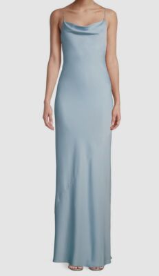 aidan mattox cowl-neck cocktail dress Cowl Neck Cocktail Dress