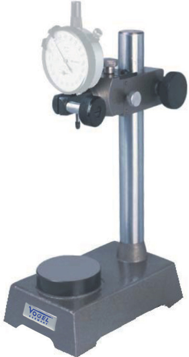 Stativo Vogel Professionale - Piano Acciaio Rettificato per Comparatore
