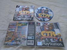 Crash Team Racing PS1 CTR (COMPLETE) rare black label Playstation Bandicoot