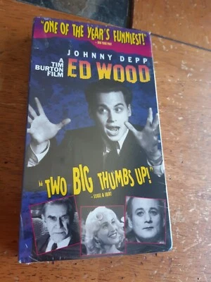 Ed Wood (1995) - VHS Comedy - Johnny Depp / Tim Burton - NEW Sealed RATED R - Image 1 of 4