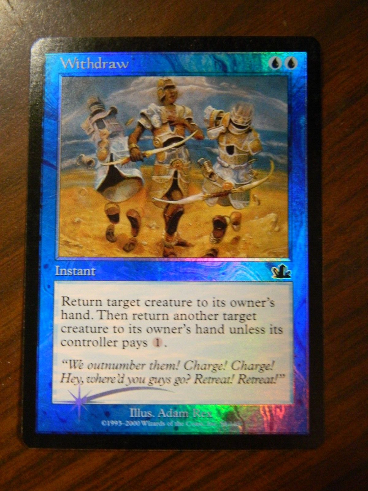 MTG Prophecy FOIL Withdraw Unplayed Excellent - NM