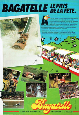 Werbung Advertising 0924 1983 Bagatelle Vergnügungspark Festland