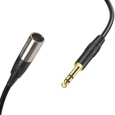 Mogami 2319 3-Pin Mini XLR Male to 1/4" TRS Balanced Lavalier Microphone Cable