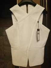 BCBG Munson Top NWT Off White Small