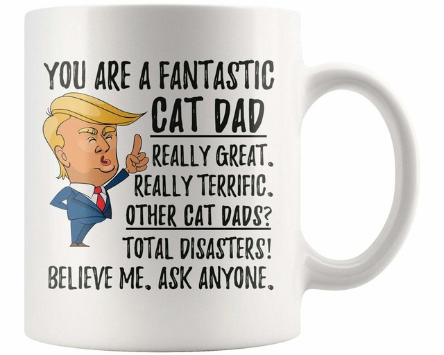 cat dad coffee mug