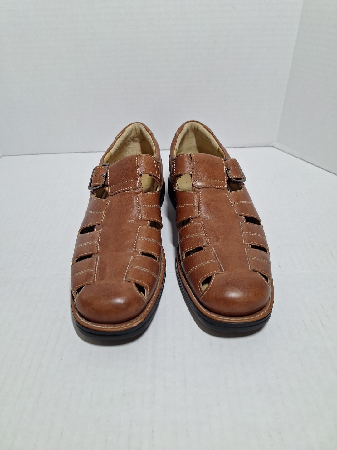 SAOLA Johnston Murphy Scarpe in Pelle di Pecora Uomo 8 5 m Fibbia Marrone 20 5880