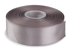 1-1/2 Inch Wide Double Face Satin Ribbon - 50 Yards 012-Silver