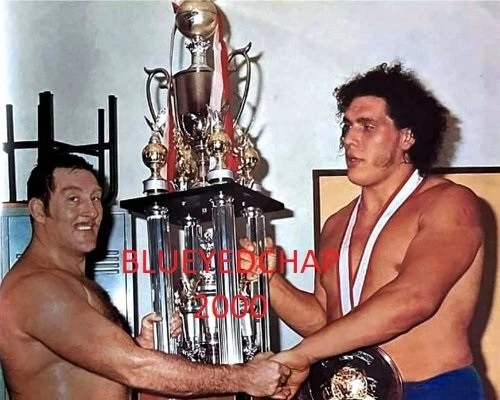 KARL GOTCH & ANDRE THE GIANT WRESTLER 8 X 10 WRESTLING PHOTO NWA - Image 1 of 1