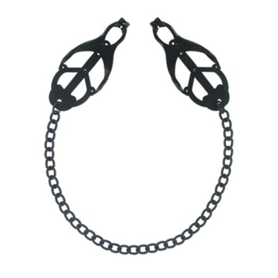 Pinces à Seins / Tétons Noires - Accessoire SM Fétiche - Neuf - Fabriqué En France
