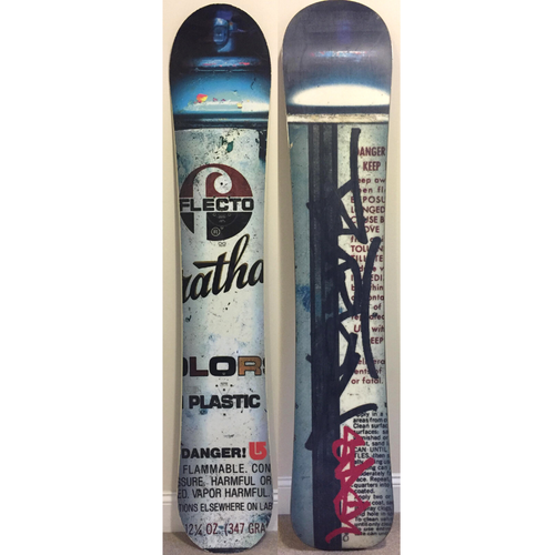 🔥Limited Edition🔥 Burton STASH 158cm Custom X Snowboard Graffiti Rare‼️ - 第 1/10 張圖片