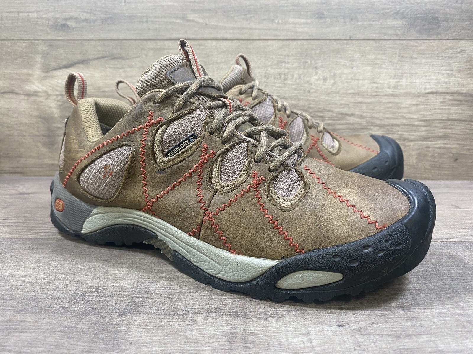 Keen Shoes Genoa Peak Keen.Dry Scarpe Impermeabili Sneakers Marrone Donna Taglia 7