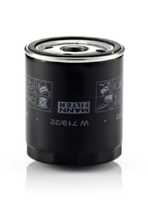 Filtro olio Filtro ad avvitamento W 719/22 MANN-FILTER per PORSCHE 944 968 - Immagine 3