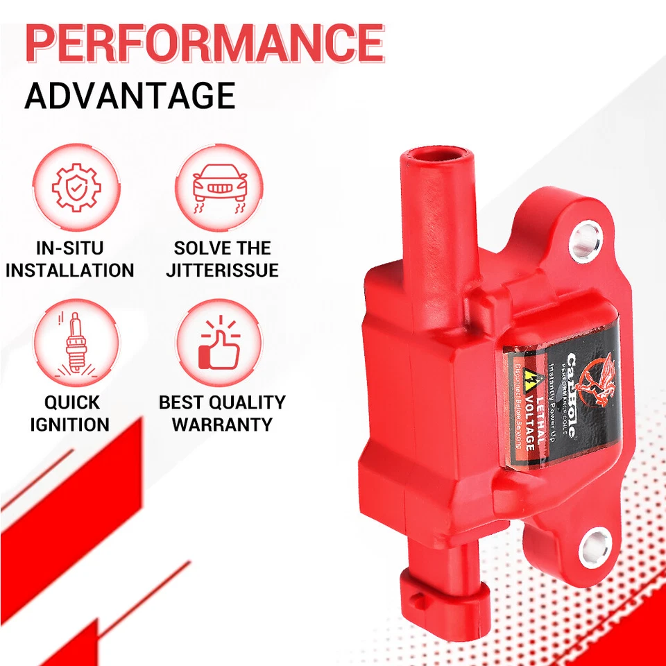 For Cadillac Escalade ESV 6.2L-V8 2007-2016 Ignition Coils & Spark Plugs Wires - Image 2 of 4