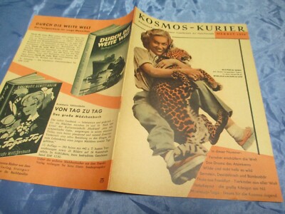 Reklame , Kosmos - Kurier , Herbst 1956 , Nostalgie  Werbung , Rarität , N 398