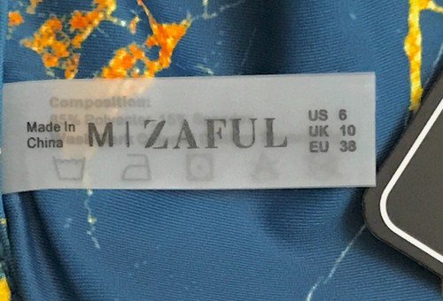 ZAFUL size M/10 padded BIKINI TOP underwired PEACOCK BLUE bnwt - Picture 3 of 5
