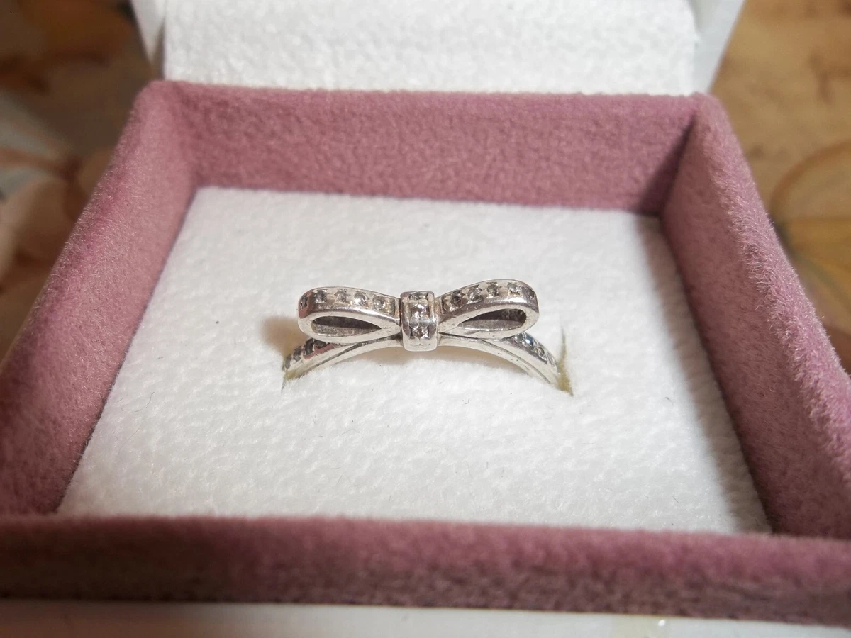 Pandora delicate store bow earrings