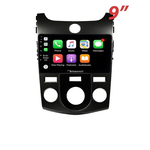 Radio inalámbrica CarPlay Android automática Nakamichi BT de 9" para Kia Cerato 09-13 Koup SO - Imagen 2 de 4
