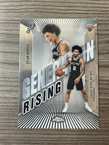 2025-26 Topps Chrome Dylan Harper RC Rated Rookie Generation Rising #A1 FT78