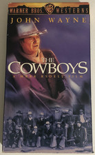 The Cowboys Vhs Tape John Wayne Bruce Dern A Martinez